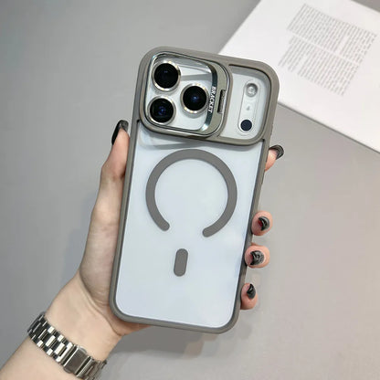Phone Case with Camera Stand and Lens Protector