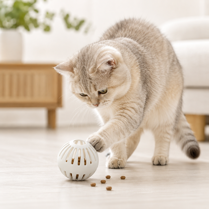Whisker Roll – Interactive Treat Ball for Cats