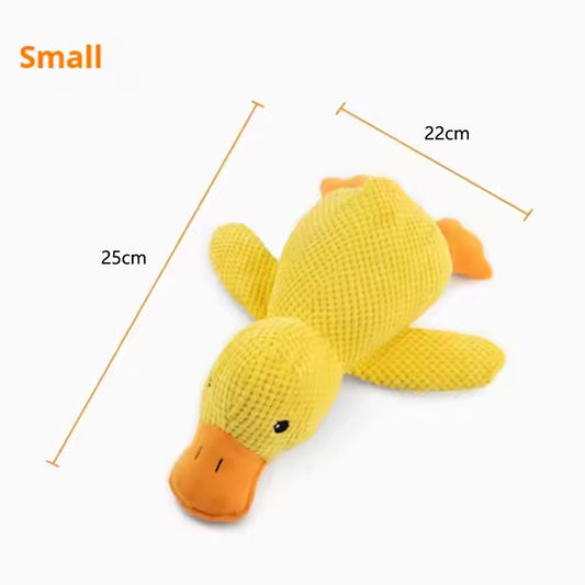 Quacky Cuddle Duck – Soft Plush Pet Toy, Small