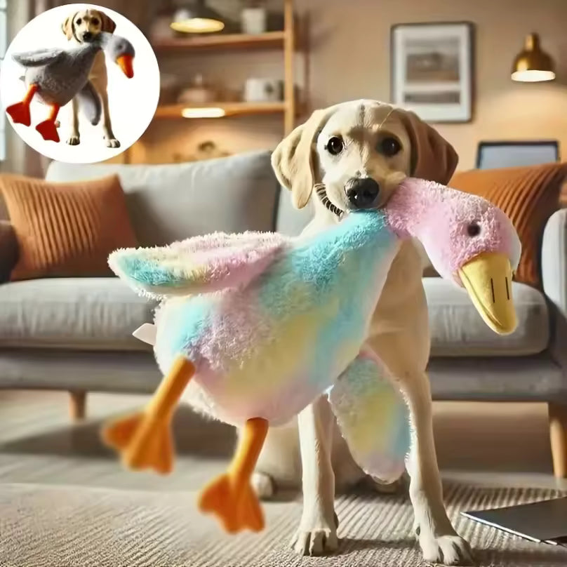 Rainbow Waddle Goose – Large 50 cm