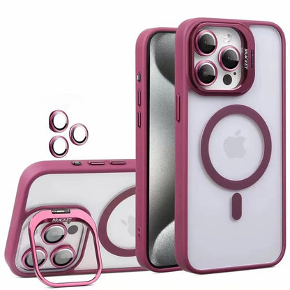 Phone Case with Camera Stand and Lens Protector
