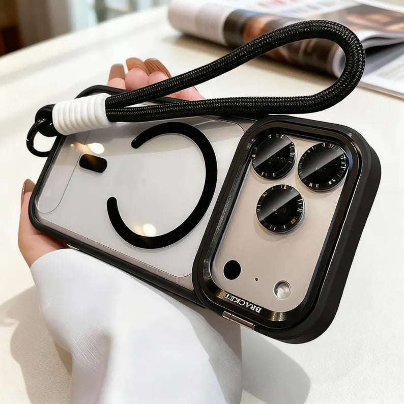 Phone Case with Camera Stand and Lens Protector